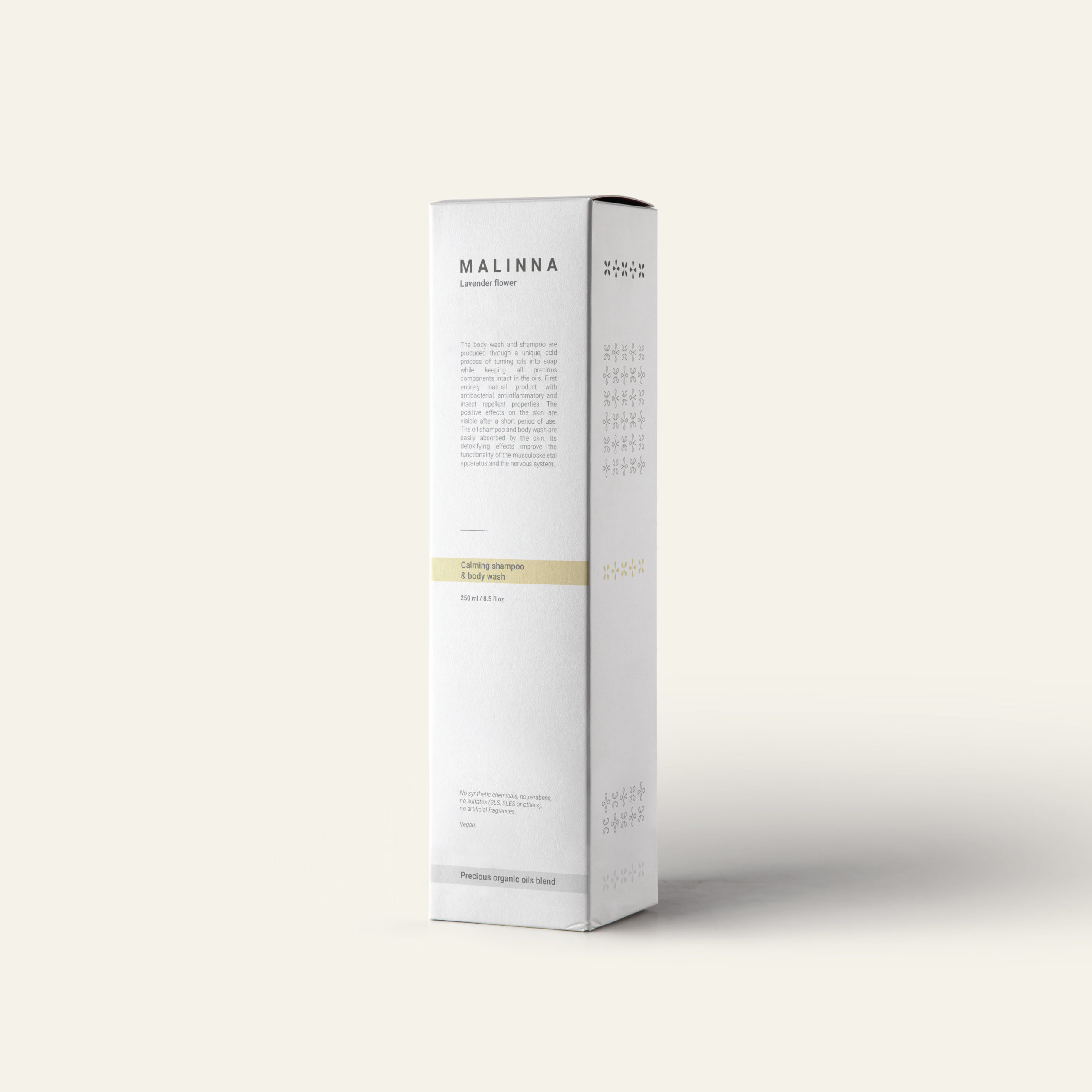 Package design for Malinna shampoo (© Frederik Smal)