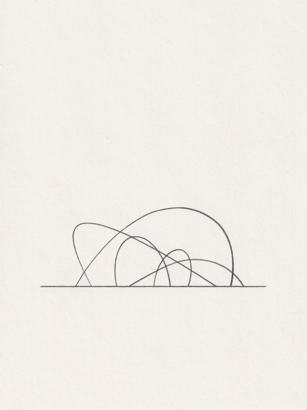 All the times we have met. - Drawing by Frederik Smal