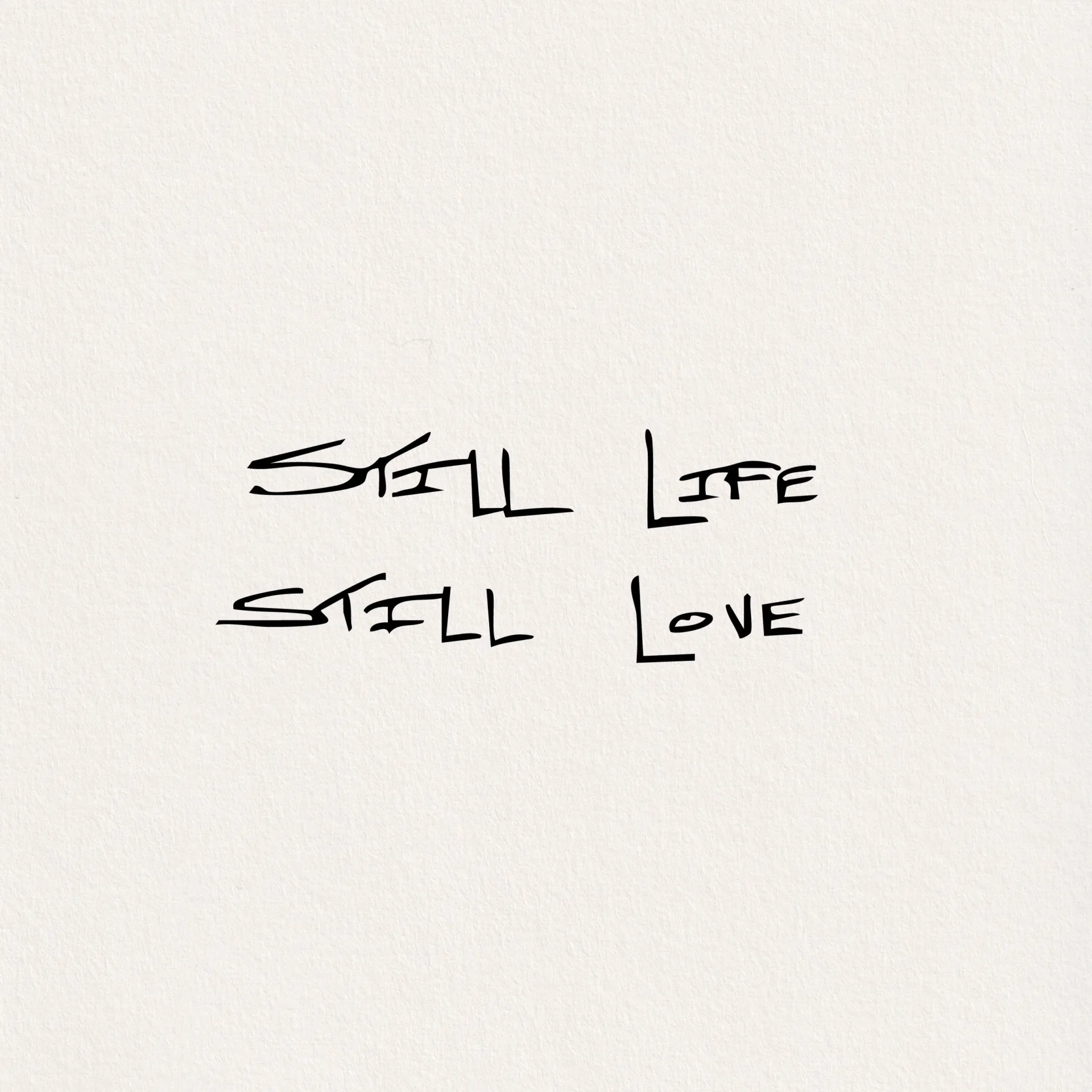 Still Life, Still Love exhibition by Frederik Smal, featuring contemporary minimalist artwork and poetic visual storytelling
